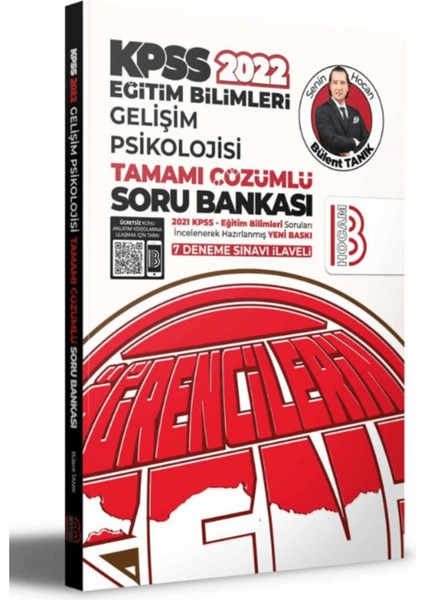 Benim Hocam Yayınları KPSS 2022 Eğitim Bilimleri Gelişim Psikolojisi Tamamı Çözümlü Soru Bankası (7 Deneme Ilaveli)