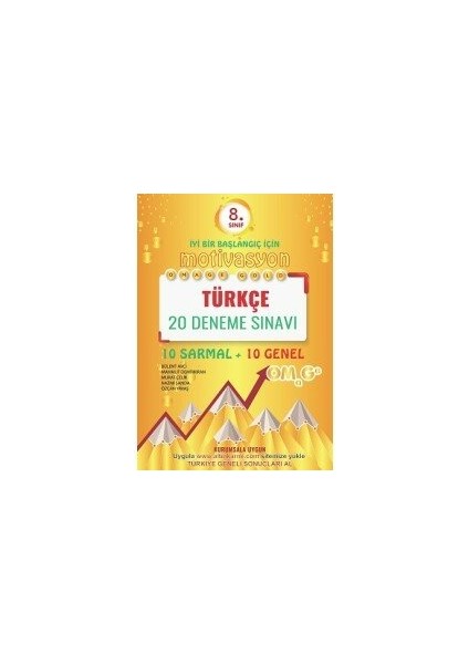8. Sınıf Omage Gold Motivasyon Türkçe 20 Deneme Sınavı