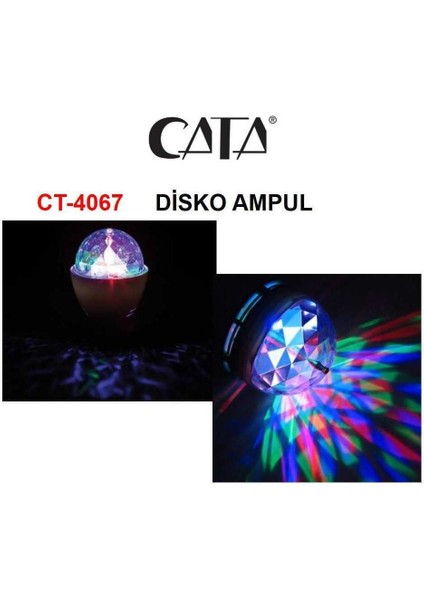 CT-4067 Disco LED Ampul 2W Multi