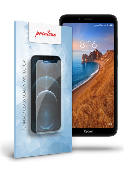 Xiaomi Redmi 7A Uyumlu Temperli Cam Ekran Koruyucu