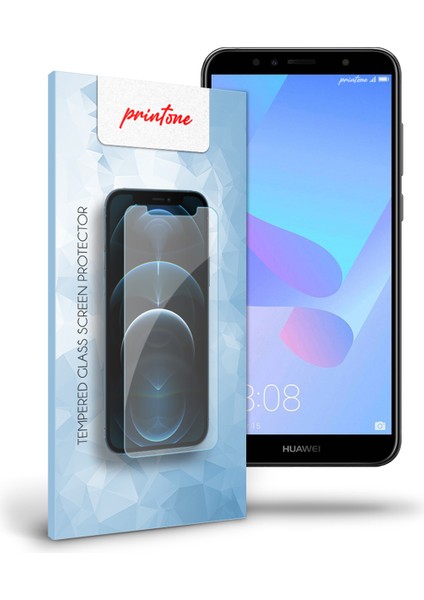 Huawei Y6 2018 Uyumlu Temperli Cam Ekran Koruyucu