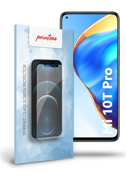 Xiaomi Mi 10T Pro Uyumlu Temperli Cam Ekran Koruyucu