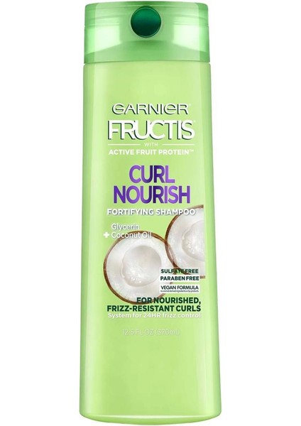 Fructis Curl Nourish Besleyici Şampuan 370ML
