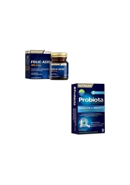400 Mcg Folic Acid + Probiota 60 Tablet