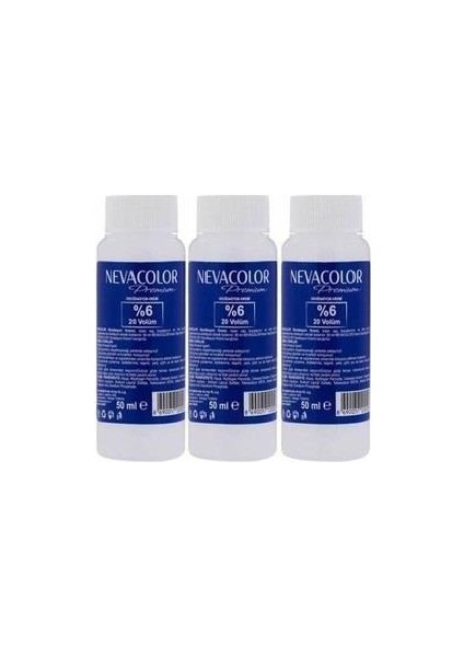 Nevacolor Oksidan 20 Volume %6 50ML x 3 Adet