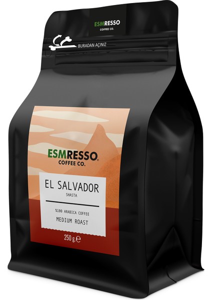 El Salvador Shasta KAHVE250 gr