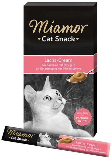 Cat Snack Lachs-Cream Somonlu Kedi Ödülü 6 x 15 gr