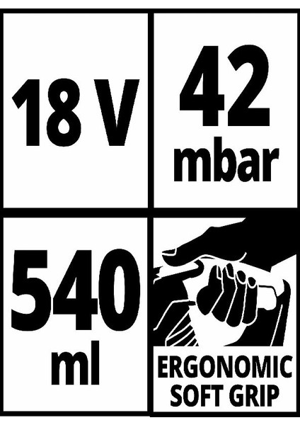 Te-Vc 18 Li  Akülü El Süpürgesi + 2*4.0 Ah Starter Kit