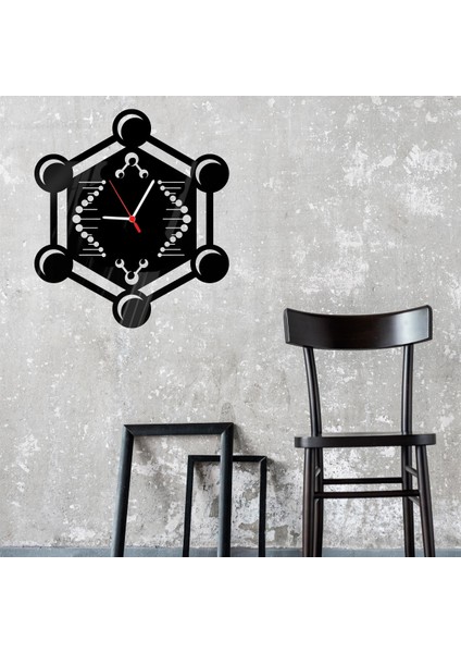 W'clock Dekoratif Duvar Saati Biyoloji