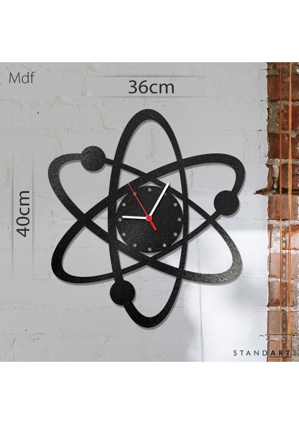 W'clock Dekoratif Duvar Saati Fizik