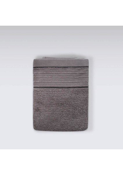 Roya %100 Pamuk Banyo Havlusu Gri 70x140