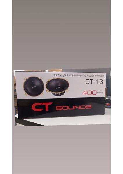 Ct Sound  13 cm Midrange 80 Wat Rhms  400 Watt Max