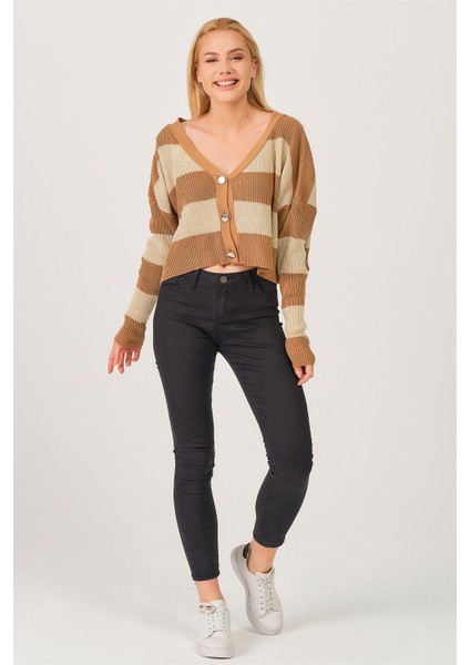 Z3008 Dewberry Kadın Hırka-Camel fırsatları