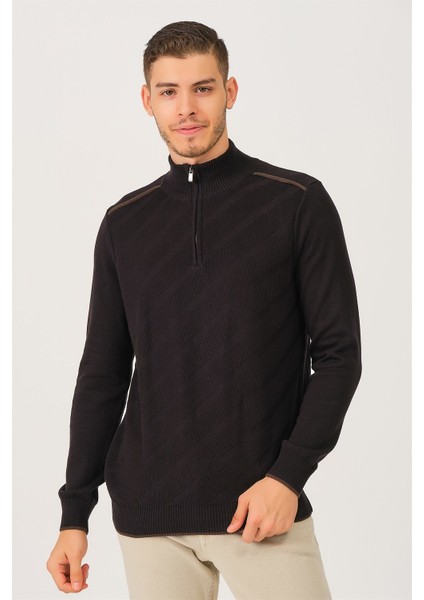 V0890 Dewberry Dio Rise Erkek Kazak-Siyah modelleri