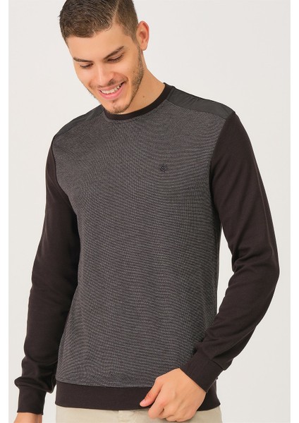 V3401 Dewberry Dio Rise Erkek Sweatshirt-Siyah