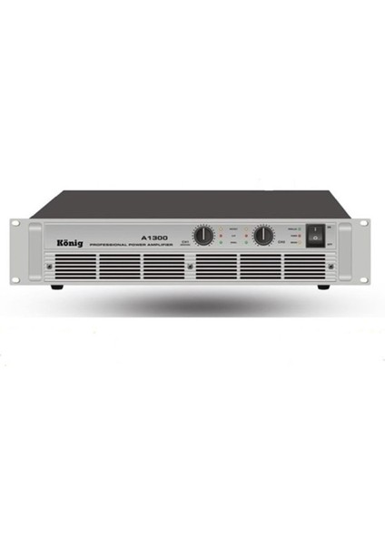 A-1300/S 4 Ohm 2X500W Power Amfi