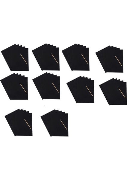 A4 Sihirli Çizim Kağıdı 5'li Paket 10 Adet