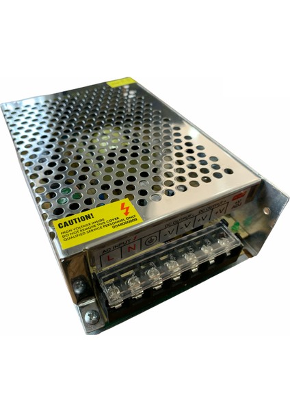 12V 16.5AH - 16.5 Amper 12 Volt Trafo Adaptör Metal Kasa Akım Korumalı Kamera LED 12V 16.5A