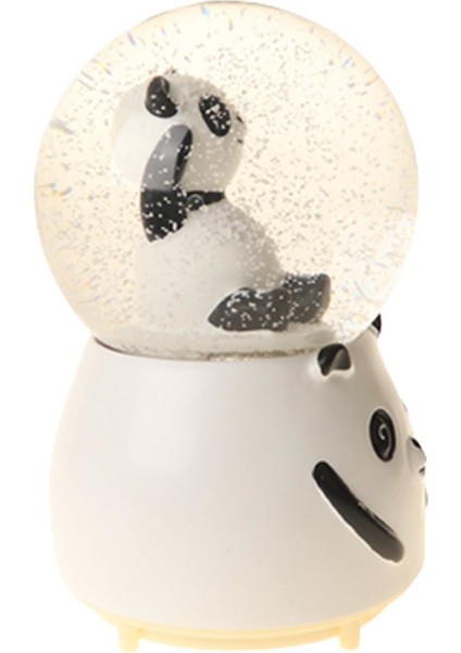 Panda 2 Büyük Boy Işıklı Müzükli Kar Küresi