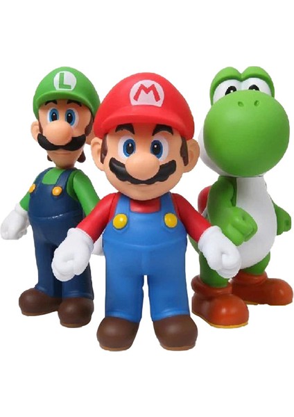 3'lü Super Mario Mario Figür (Yurt Dışından)