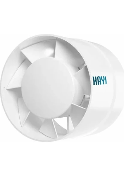  Kayıtes YUF100 Havalandırma Fanı 100 mm Boru Tipi Çapı 107 M3/h Güç 14 W Devir 2800