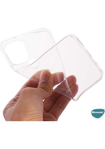 General Mobile Gm 21 Kılıf Transparent Soft Beyaz
