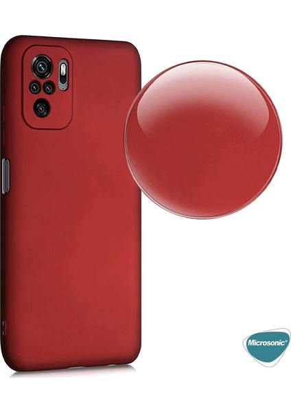 Matte Silicone Xiaomi Redmi Note 10 Kılıf Mavi