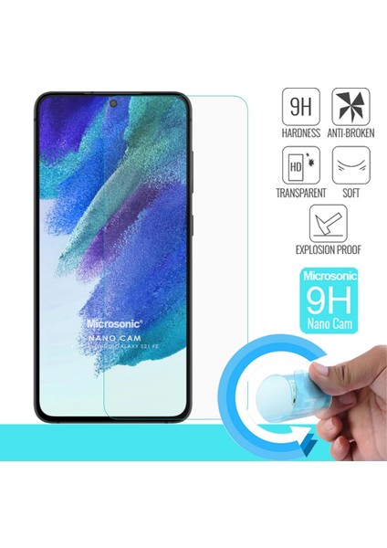 Samsung Galaxy S21 Fe Nano Glass Cam Ekran Koruyucu