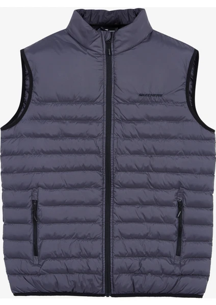 M Essential Vest Erkek Dark Gray Yelek - S202174-040