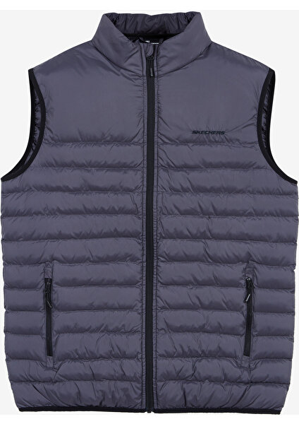 M Essential Vest Erkek Dark Gray Yelek - S202174-040