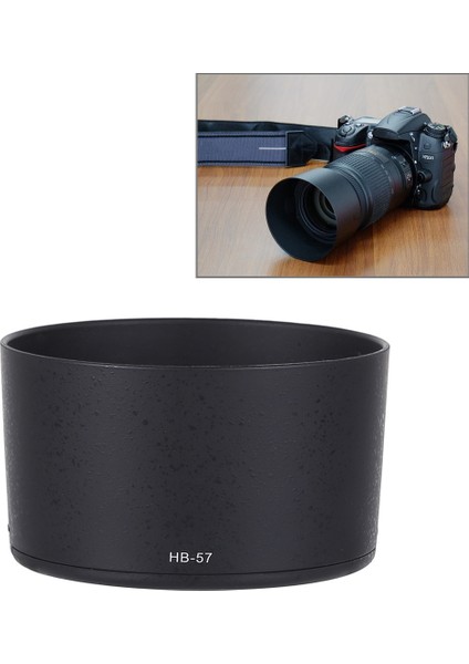 Nikon Af-S 55-300MM F4.5-5.6g Ed Vr Lens Için Hb-57 Parasoley Gölge(Yurt Dışından)