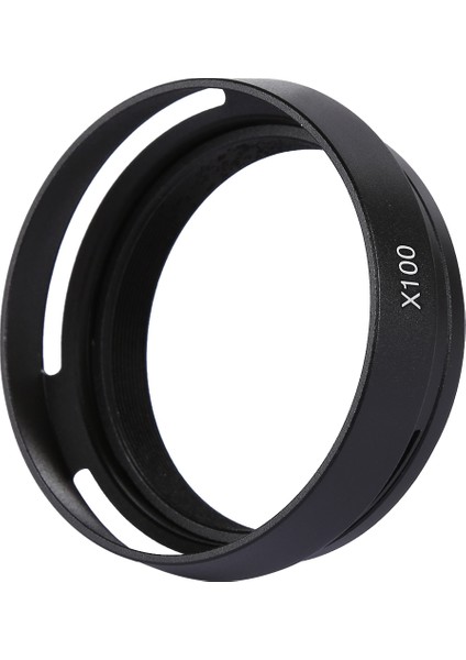 49MM Metal Bacalı Fujifilm X100 Için Parasoley (Siyah)(Yurt Dışından)