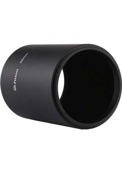 Orta Telefoto Lens Için En Uygun Olanın 55MM Konu Tipi Düz Tüp Full Metal Lens Hood Gölge(Yurt Dışından)