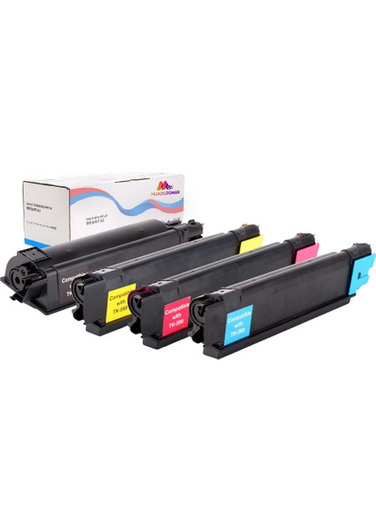 Kyocera FS-C8025 Yazıcı Uyumlu 1 Takım 4 Renk Muadil Toner TK-895