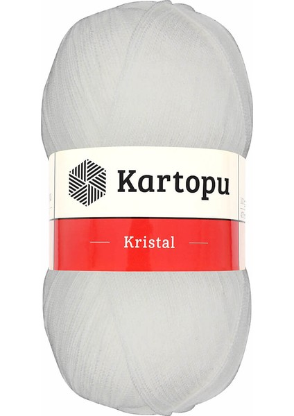 Kristal K010 Beyaz El Örgü Lif Ipi 100 gr