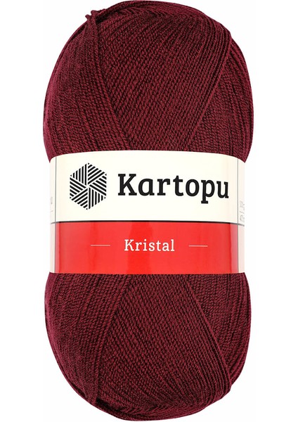 Kristal K110 Bordo El Örgü Lif Ipi 100 gr