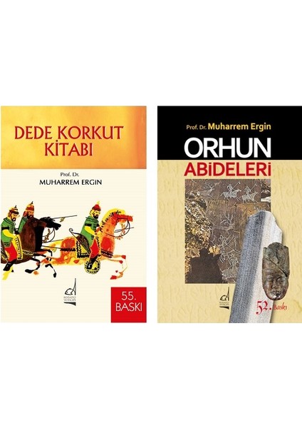 Orhun Abideleri - Dede Korkut Kitabı / 2 Kitap Takım - Muharrem Ergin