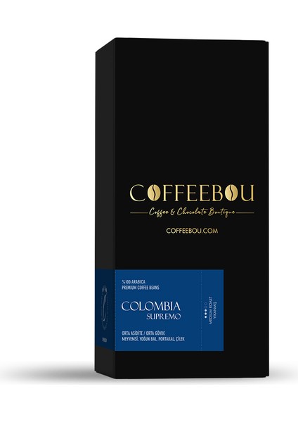 Colombia Supremo Çekirdek Filtre Kahve 250 G