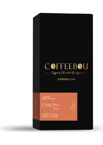 Ethiopia Limu Çekirdek Filtre Kahve 250 G