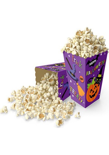 Halloween Temalı Mısır Kutusu 8'li