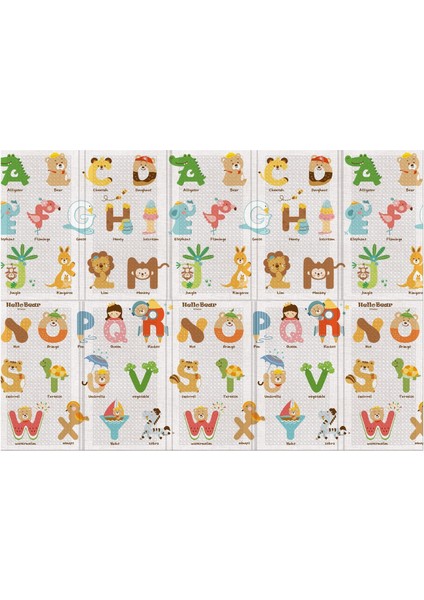 Katlanabilir Bebek Matı / Taşınabilir Çocuk Oyun Halısı 140 x 200 x 1 cm Su Geçirmez Kir Tutmaz Iç / Dış Ortama Uygun fiyatları