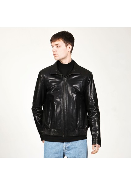 E-1093 Vejetal Büyük Beden Gerçek Deri Erkek Mont fiyatları