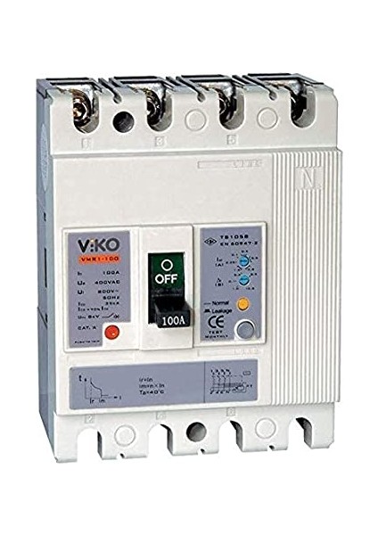 4X80 A Kaçak Akım Korumalı 25KA Vmr2-80-Sn2