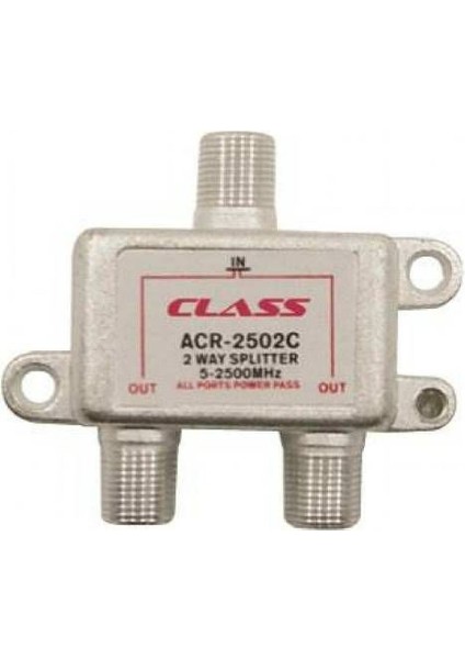Acr 2502C 1X2 Splitter 5-2500Mhz - Uydu Sinyali Çoklayıcıs
