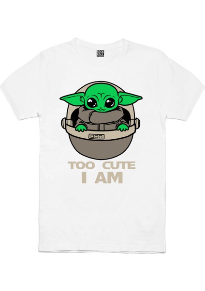 Bebe Yoda Beyaz Kısa Kollu Erkek T-Shirt fiyatları