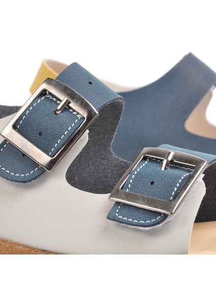 006 Lacivert-Bej-Hardal Comfort Erkek Çocuk Sandalet fiyatları