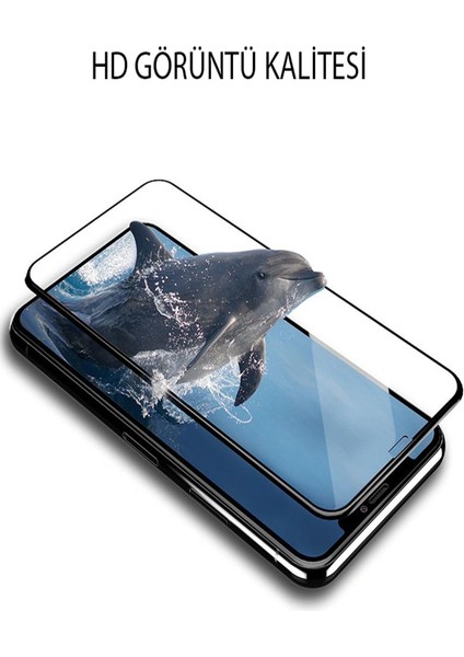 Caseworld Huawei P40 Lite E Fiber Nano Tam Kaplayan Ekran Koruyucu Esnek Cam