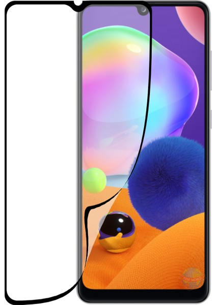 Caseworld Samsung Galaxy A31 Fiber Nano Tam Kaplayan Ekran Koruyucu Esnek Cam