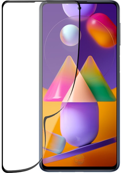 Caseworld Samsung Galaxy M31S Fiber Nano Tam Kaplayan Ekran Koruyucu Esnek Cam