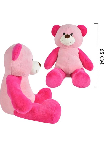 Pembe Sevimli Peluş Ayıcık 60 cm